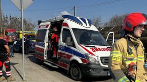 Zderzenie z udziałem karetki w Opolu. Jedna osoba poszkodowana