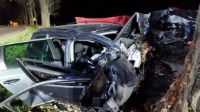 Tragiczny wypadek przed świętami  na drodze między Solcem a Białą