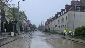 Awaria wodociągowa na ul. Rejtana. Odcinek drogi zamknięty