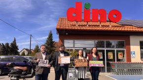 Protest pracowników Dino. Akcja także w Łosiowie