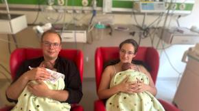 Wyjątkowe bliźniaczki przyszły na świat w Klinicznym Centrum