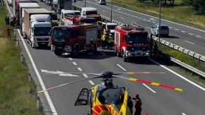 Autostrada A4. Dwa zdarzenia.  Poważne utrudnienia