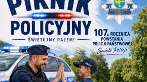 Piknik rodzinny z okazji Święta Policji na Placu Wolności