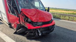 Groźnie wygladające zdarzenie na A4. Aż cud, że nikomu nic się nie stało