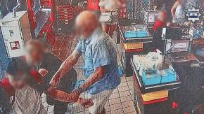 Ukradł kiełbasę i whisky. Na policjantów "czekał" pod żywopłotem
