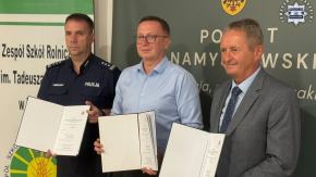 Porozumienie w sprawie powstania klasy mundurowej o profilu policyjnym podpisane