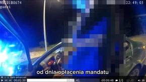 Chciał polatać bokiem. Został bez prawa jazdy i z mandatem WIDEO