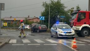 Zderzenie dwóch pojazdów na Armii Krajowej. Jedna osoba poszkodowana