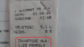 Młody kierowca pod wpływem alkoholu zatrzymany dzięki wzorowej reakcji świadka