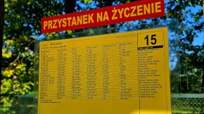 Od 1 października 106 przystanków będzie "na życzenie"