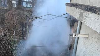 Pożar na zapleczu lokalu w Kędzierzynie-Koźlu