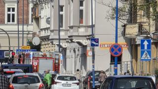 Pożar w kamienicy przy ulicy Reymonta