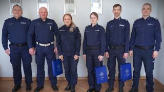 Policjanci wyróżnieni za odwagę i ratowanie ludzkiego życia i zdrowia