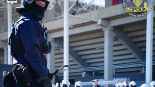 Policja zabezpieczała mecz Odry Opole. Zatrzymania i mandaty dla kibiców