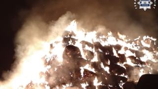 Podpalił baloty słomy - straty sięgają 100 tysięcy złotych