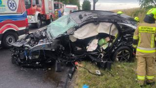 Sześć osób rannych. Policja ustala przyczyny wypadku na DW416