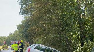 Groźny wypadek na DK11. Jedna osoba została ranna