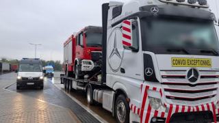 Nietrzeźwy kierowca transportu ponadgabarytowego zatrzymany na autostradzie A4