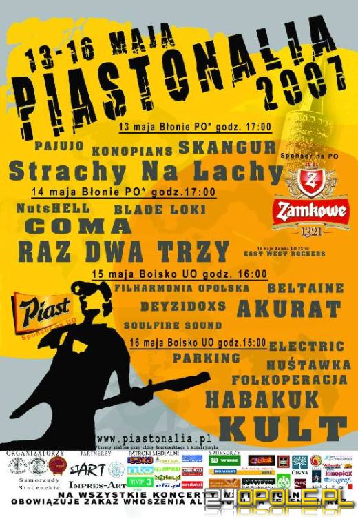 We WTOREK na Piastionaliach !