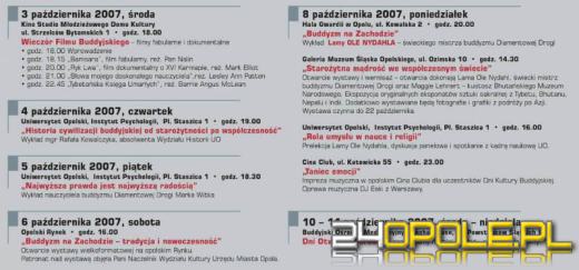 Trwają Dni Kultury Buddyjskiej