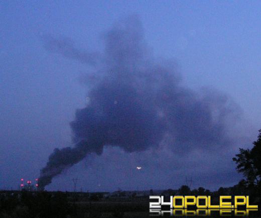 Pożar fabryki farb w Choruli