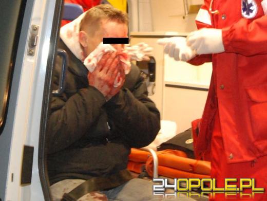 Pijany kierowca o mało nie spłonął żywcem