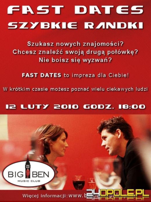 Szybkie randki - sposób na walentynki!