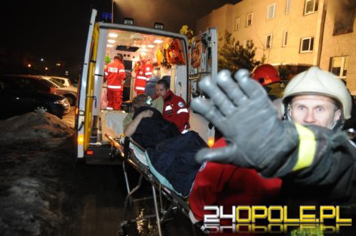 Pożar mieszkania na opolskiej Malince