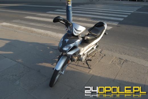 Pieszy potrącony przez motorowerzystę