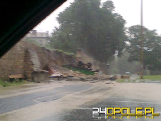 Skutki ulewy w Krapkowicach