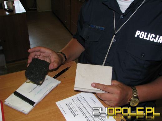 Dał do kontroli spalony dowód rejestracyjny 