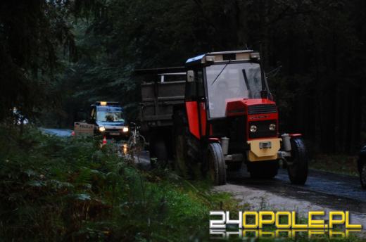 70-letni rowerzysta zginął pod kołami przyczepy