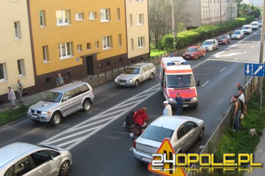 Potrącenie na Placu Kazimierza w Opolu