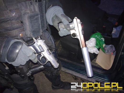 Handlarze bronią zatrzymani pod Opolem