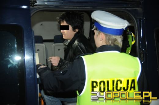 W sztok pijana kobieta uciekała policji
