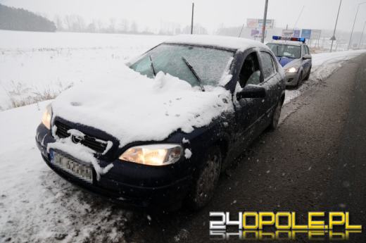 Pijany 54-latek kierował samochodem w śnieżycy