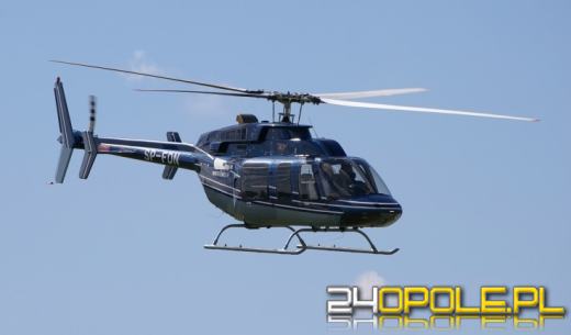 Helikopter rozbił się na polu