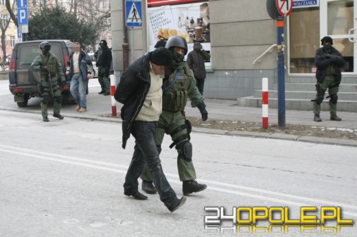 Spektakularna akcja CBŚ w centrum Opola