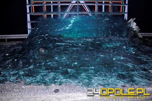 Zderzenie dwóch ciężarówek na A4, autostrada już przejezdna