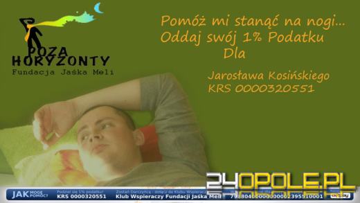 Jarosław Kosiński z Krapkowic zbiera na protezę