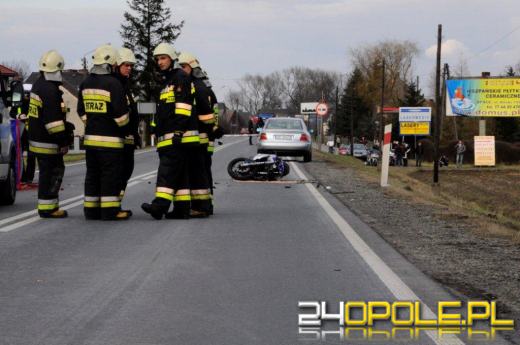21-letni motocyklista zginął w wypadku