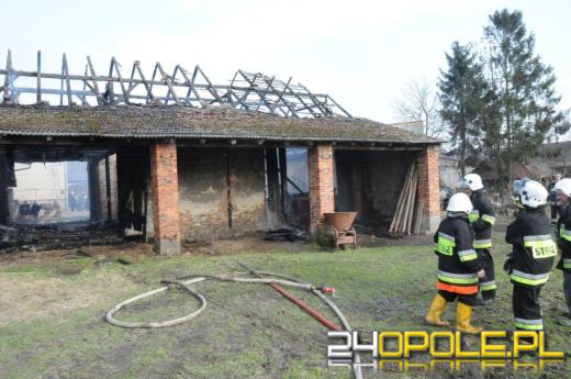 Spłonęła stodoła w Jaryszowie