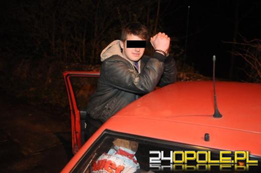 Pijany 17-latek próbował uciekać policji