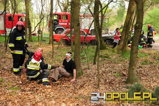 500 strażaków ćwiczy w lasach pod Kędzierzynem-Koźlem
