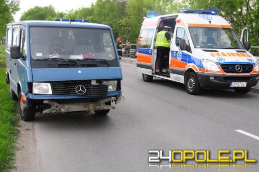 Motocyklista uległ wypadkowi przy wyprzedzaniu