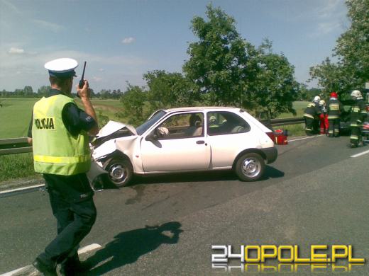 Trzy osoby ranne na trasie Opole-Kluczbork