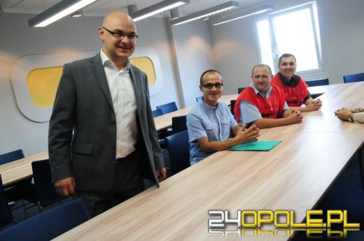 Protest pod siedzibą opolskiego NFZ