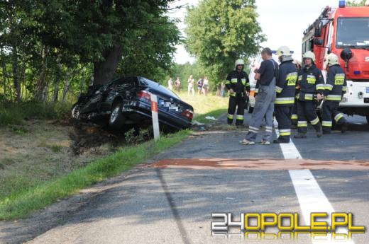 Dwie osoby ranne w wypadku w Prądach
