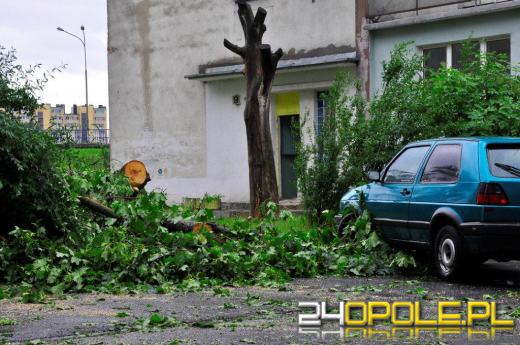 Zniszczenia po nocnej nawałnicy w regionie