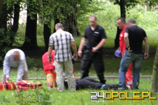 22-latek zaatakował policjanta